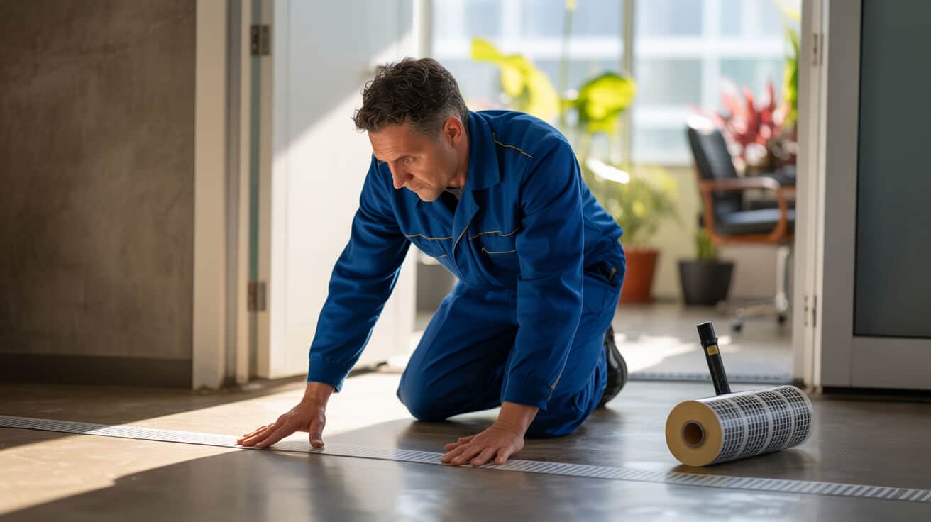 anti slip strip installation for floors