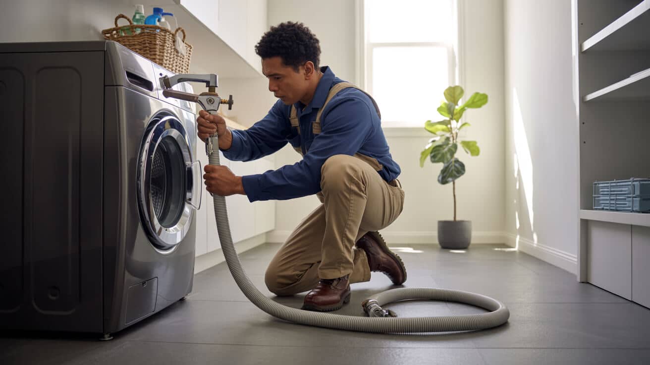 appliance water connection for installation