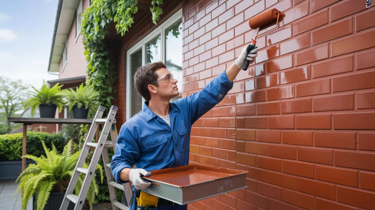 external masonry painting for protection