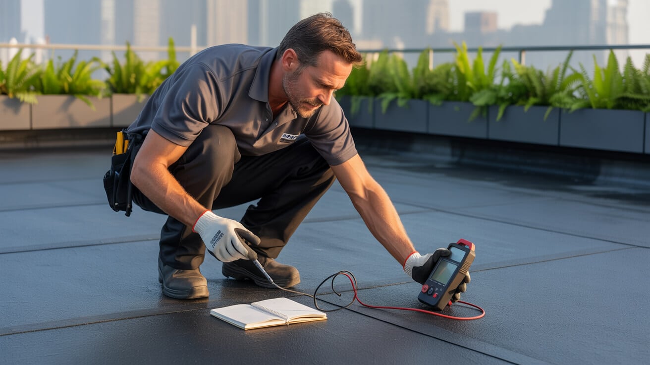 flat roof membrane checks