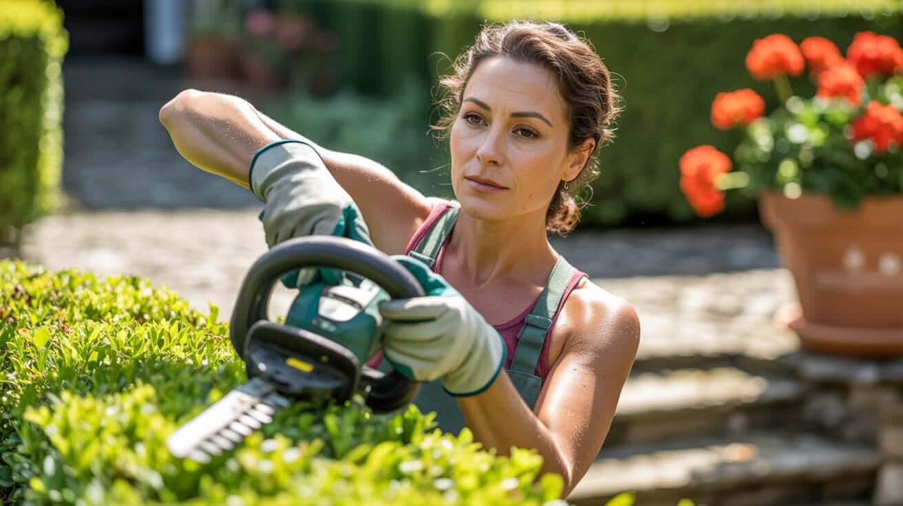 hedge trimming for outdoor upkeep