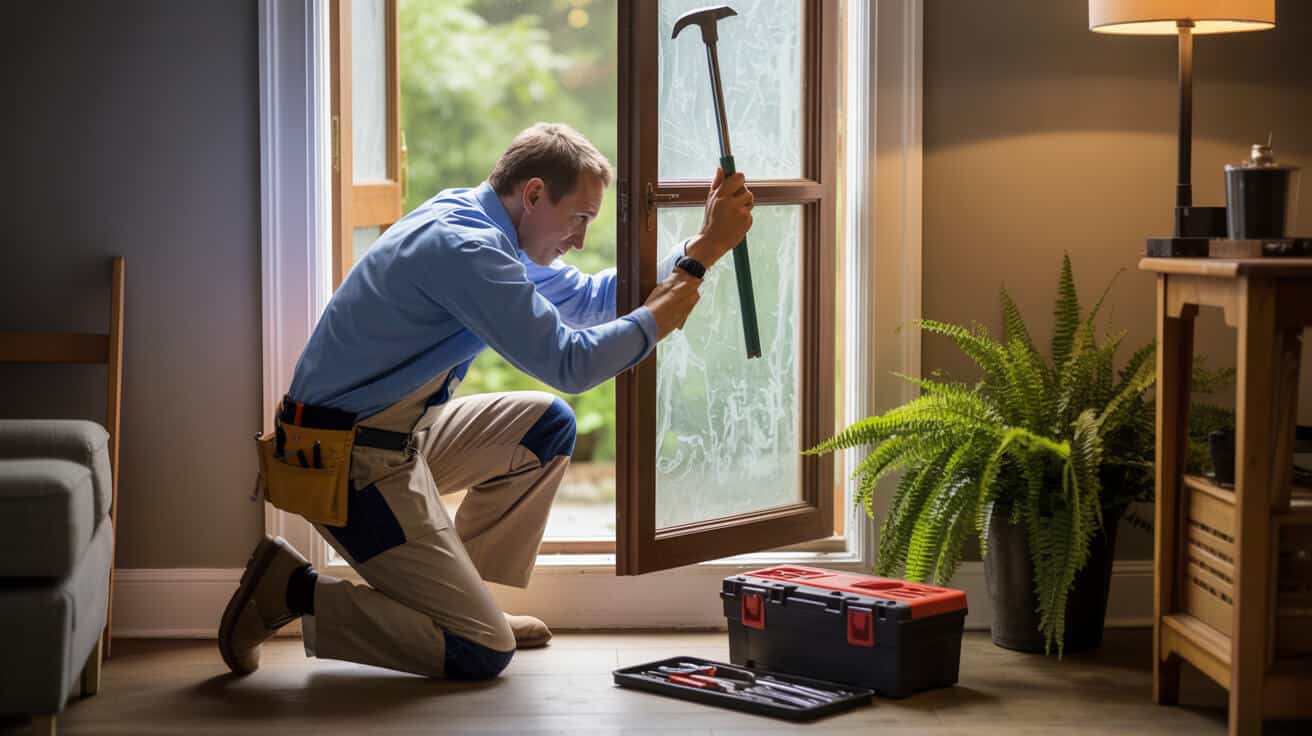 jammed window and door release for accessibility
