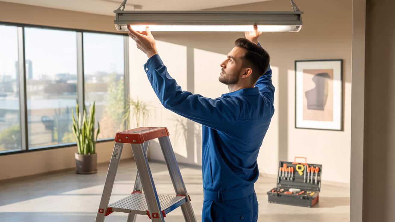 lightbulb and fluorescent tube replacement