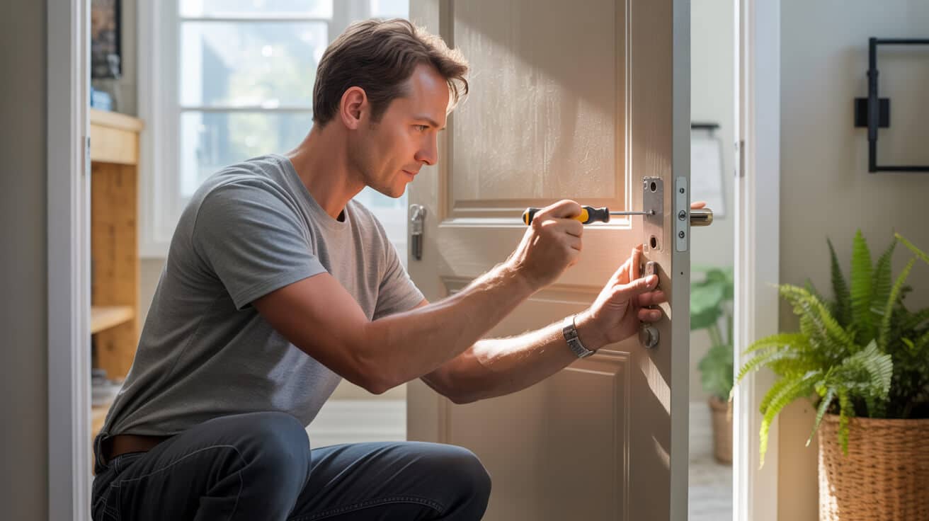 misaligned hinge adjustment for doors