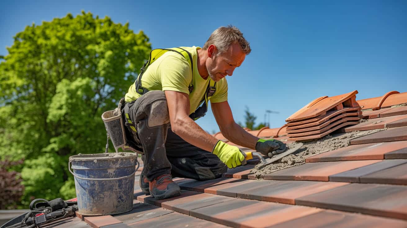 ridge tile repointing