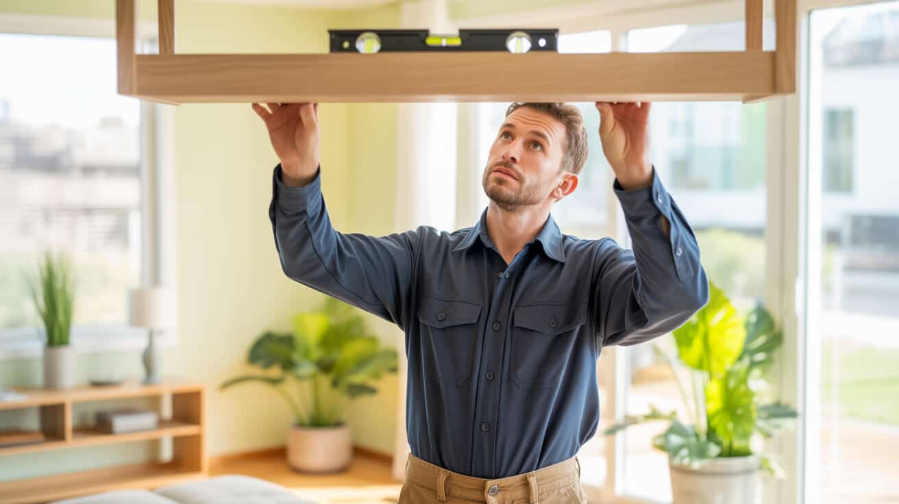 shelf installation and leveling for storage solutions