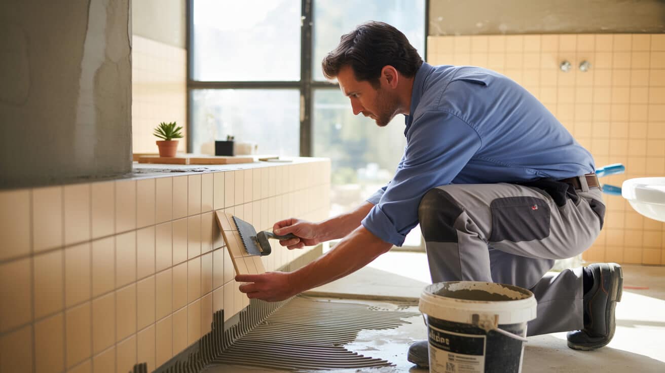 wall tiling for kitchen and bathroom protection