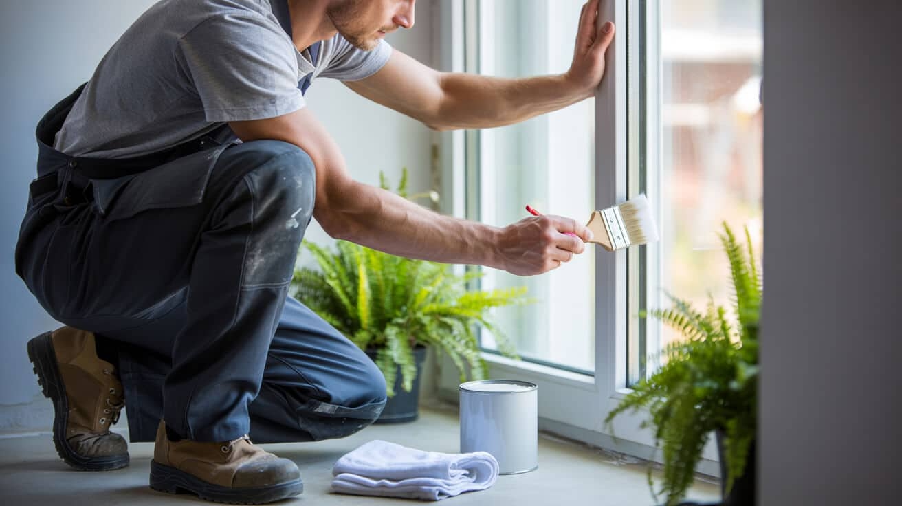 window frame touchup
