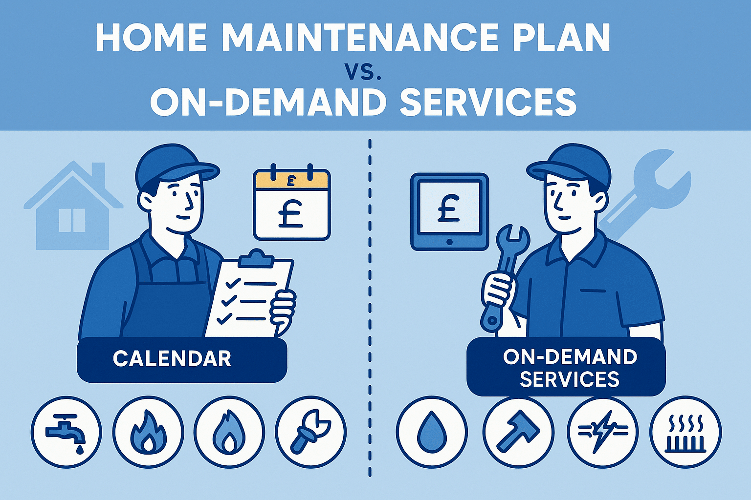 Home Maintenance Plans vs. On-Demand Services: A Practical Guide for UK Property Owners